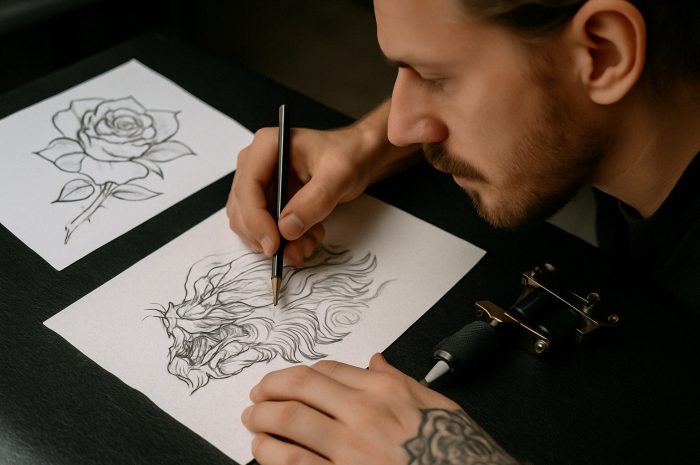 Wie Tattoo-Künstler ihr Handwerk perfektionieren: Skizzieren, Schattieren und Linienführung